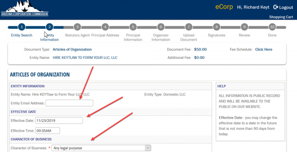 How to Form an LLC in Arizona in 10 Minutes Online (2023)